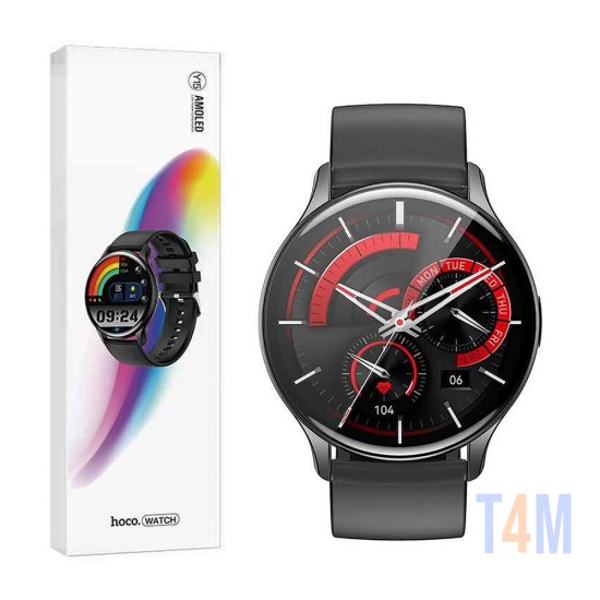 Smartwatch Hoco Y15 Amoled 1,43" (versão de chamada) Preto